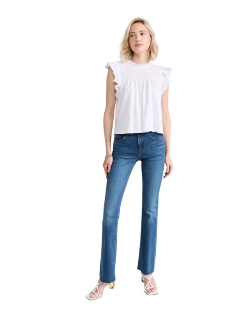 VERONICA BEARD Cameron Bootcut With Raw Hem Mid Rise Size 24 NWT